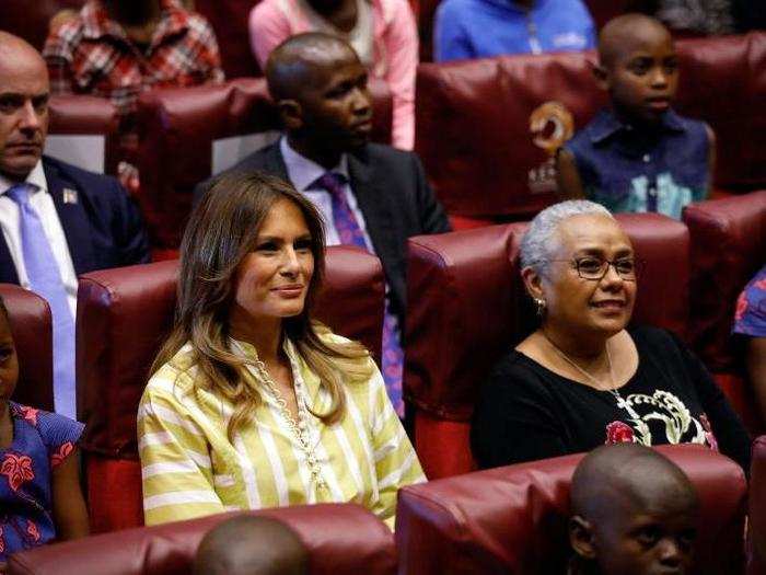 After tea, the first ladies then took in a performance at the National Theatre.