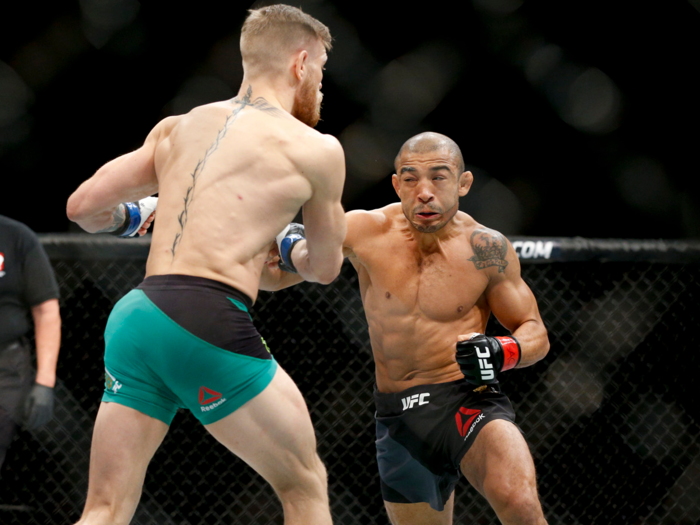 In December of 2015, McGregor took on Jose Aldo. He beat Aldo by knockout in 13 seconds.