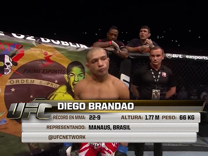 On July 19, 2014, McGregor fought Diego Brandao and beat him via TKO.