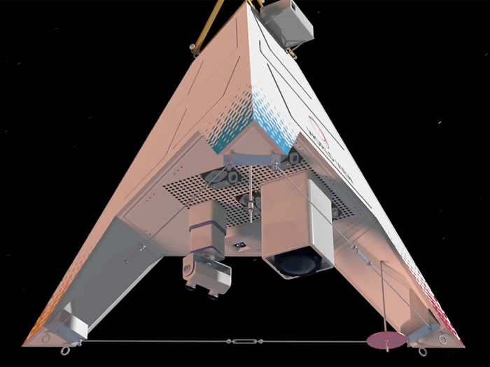 Like a satellite, the platform can be outfitted with hundreds of pounds of gear — stuff like cameras, environmental sensors, location transponders, and communications equipment.