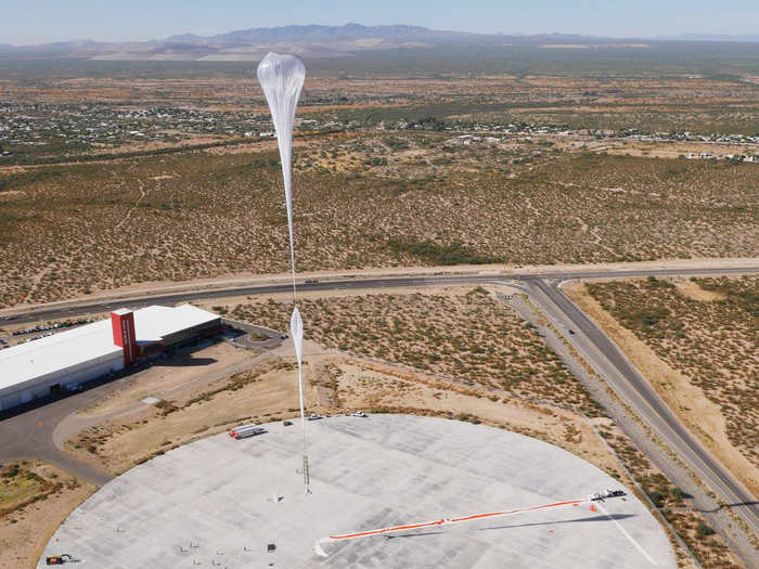 The site is used to launch balloon missions some 100,000 feet into the stratosphere (a zone that begins at about 33,000 feet above sea level and ends around 164,000 feet).