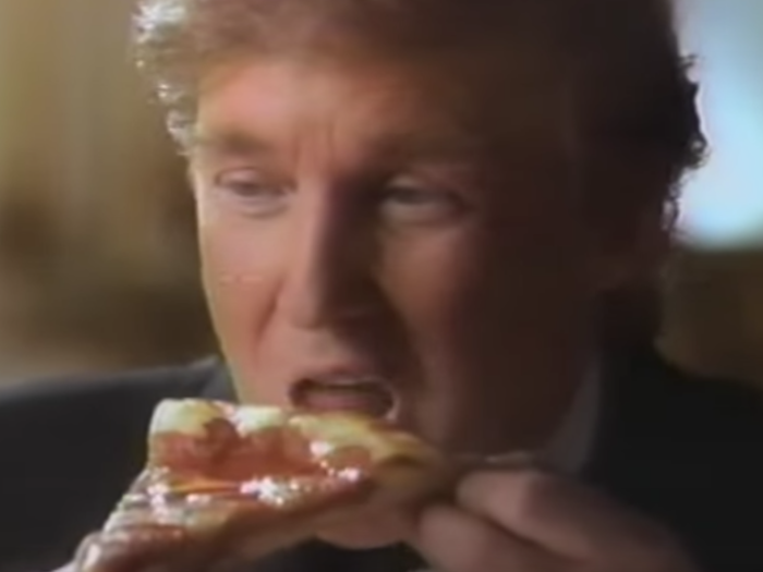 Donald and Ivana Trump starred in the Pizza Hut advertisement that kicked off the success of the chain