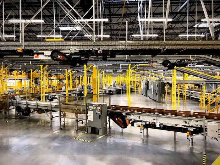 The Kent fulfillment center runs 22 hours per day, 363 days per year.