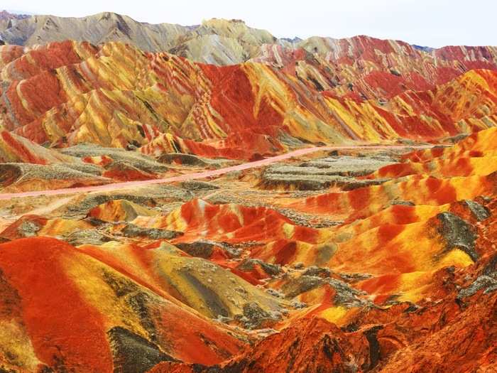 China has lots of unique natural landscapes and geological formations. One of the most interesting ones I saw on Reddit prior to my visit to China was the Danxia landform of Zhangye, also known as the "rainbow mountains."