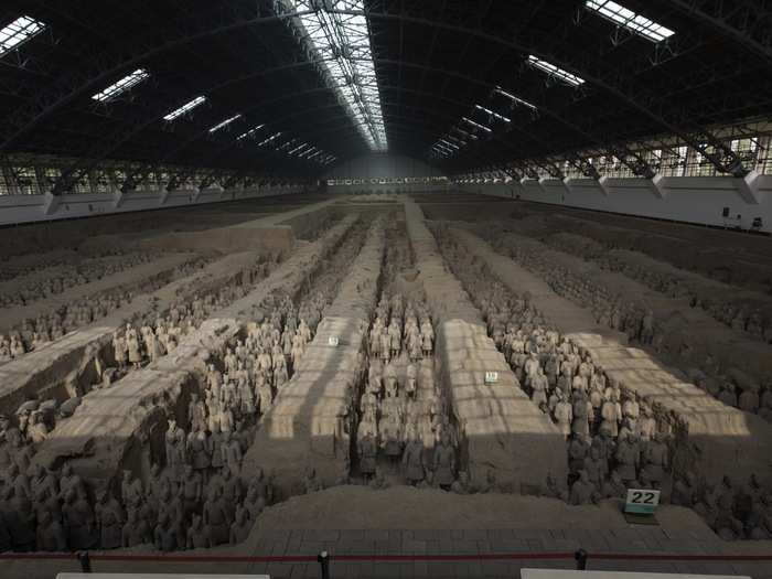 For some reason, I had thought the pit of terracotta warriors would be an open-air complex or that you