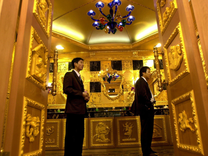 Built in 2001, the room still holds the Guinness World Record for most expensive bathroom.