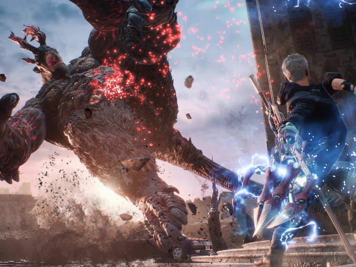 "Devil May Cry 5" returns to the stylish roots of the franchise.