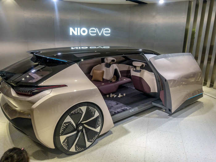 While the company said it plans to launch a car in the US in 2020, its main goal is beating out Tesla in China, where the company generated $2 billion in sales last year. Nio is working on a number of other cars, including the more affordable ES6 and this EVE autonomous concept car.