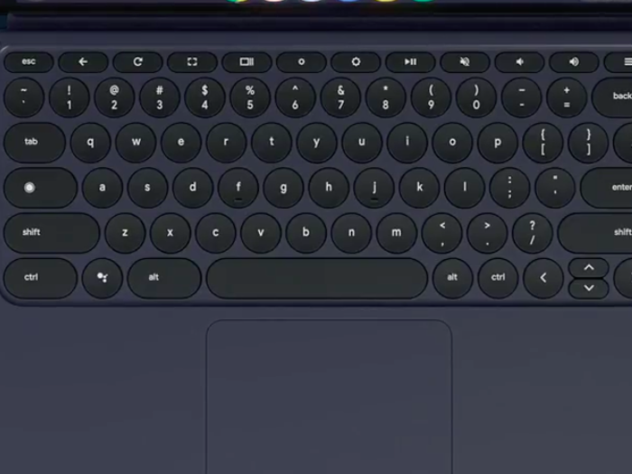 11. Google made a special keyboard for its new Pixel Slate tablet — and it will probably give you keyboard envy.