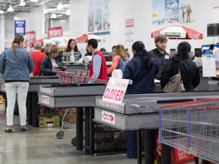 "Please be patient, especially on the weekends!" A Costco employee in Illinois told Business Insider. "We can only move so fast. And there are far more members than employees."