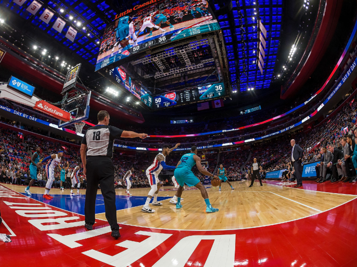 11. Little Caesars Arena - Detroit Pistons