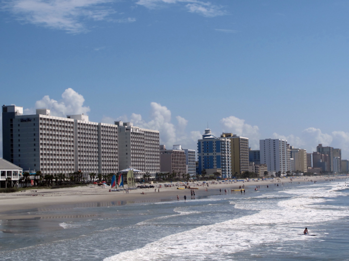 ... the city of Myrtle Beach, South Carolina, where the airline was officially headquartered, also enjoyed economic stimulation.