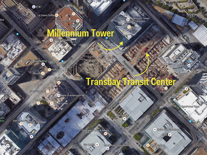 All was well until 2010, when construction began on the Salesforce Transit Center (formerly the Transbay Transit Center) next door.