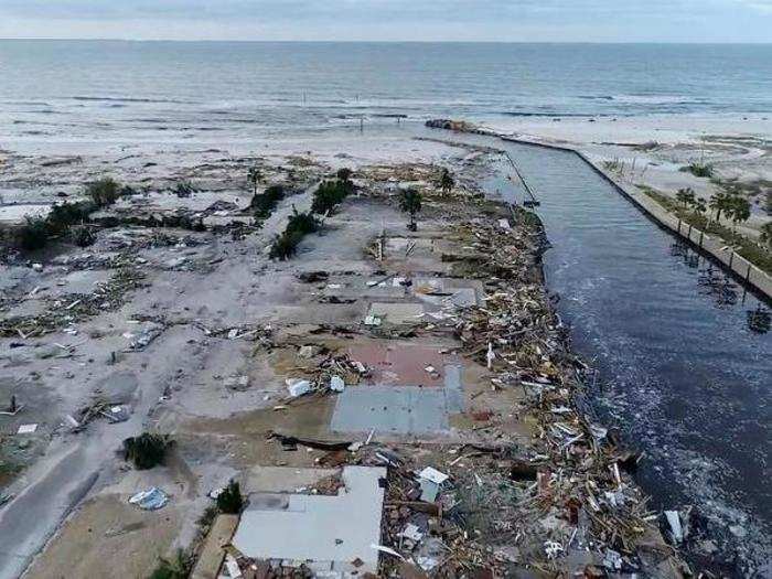 Florida Gov. Rick Scott said the National Guard rescued about 20 people who decided to ride out the storm in Mexico Beach. The small town of 1,000 residents was under mandatory evacuation, but some stayed behind.