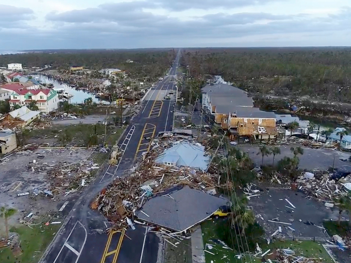 Local news station WKRG reported that about 280 of Mexico Beach