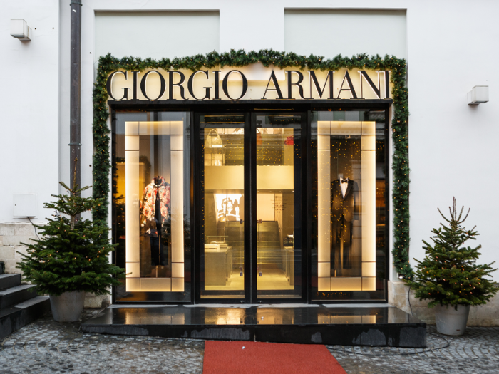 Armani has hundreds of stores all over the world as of 2018, from Italy to the US to China, Hong Kong, Taiwan, Singapore, Russia, and Morocco.