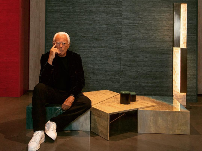 He also a luxury furnishings and interior design brand, Armani Casa.