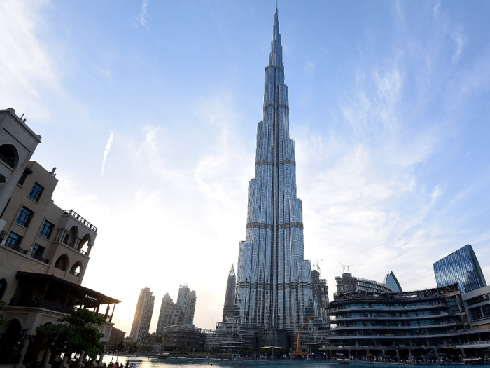 Armani Hotel Dubai is located in the Burj Khalifa, the tallest building in the world.