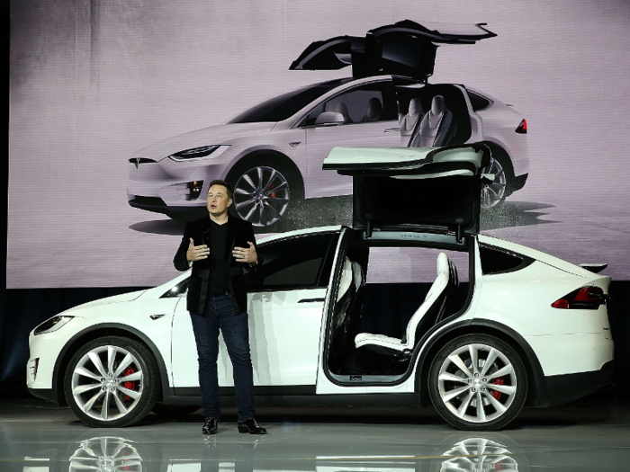 Brin was the fourth person to receive a Tesla Model X Crossover SUV in 2015 when it was first released — he snagged a white one.