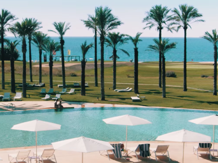 Google Camp takes place at the Vendura Resort, which has a 200-foot infinity pool, a mile of private coastline on the Mediterranean, and two 18-hole golf courses.