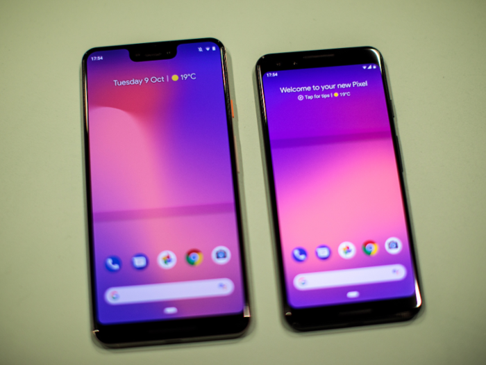 Both phones run the latest version of their company