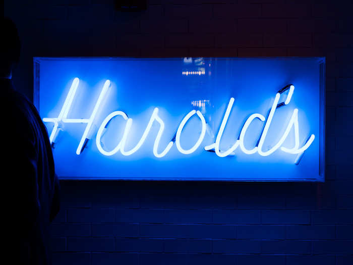 The hotel restaurant recently simplified its name from "Harold