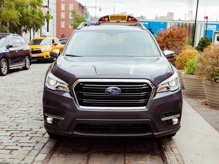 Aesthetically, the Ascent has a heavy dose of Subaru corporate-styling DNA. Its front grille and headlights draw heavily from the popular Outback and Forester. Overall, the look is attractive but a bit anonymous.