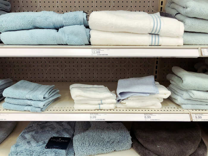 Towels were also more expensive for similar quality, costing $10 on average instead of $2.