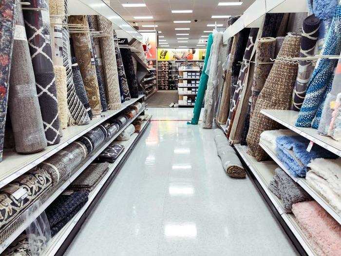 The rugs at Target cost between $50-130, which is more expensive than at IKEA, but the quality seemed to be about the same.