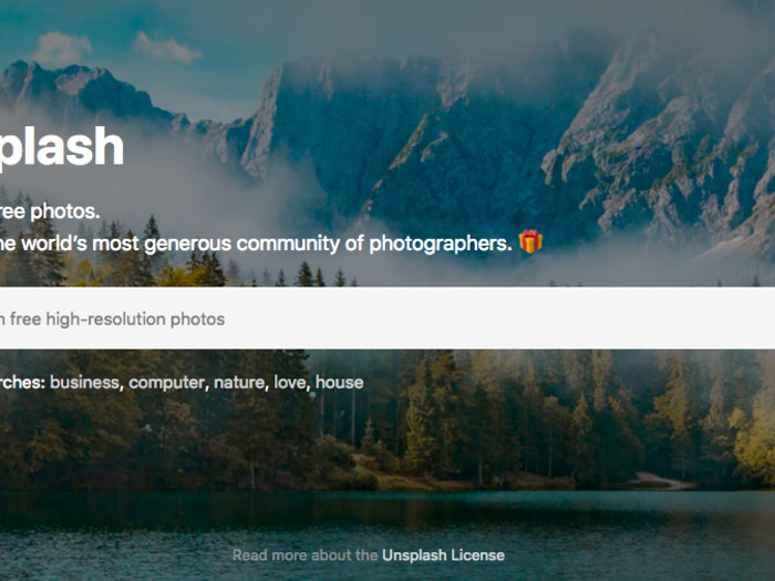 Use Unsplash over Google Images for stunning stock photography.