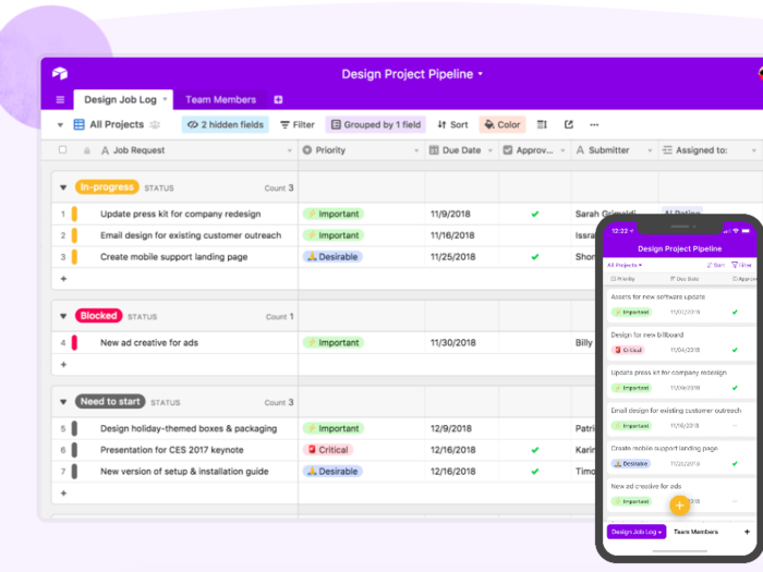 Instead of Google Sheets, try Airtable.