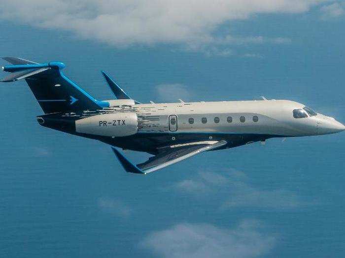 ... The super mid-size Embraer Praetor 600.