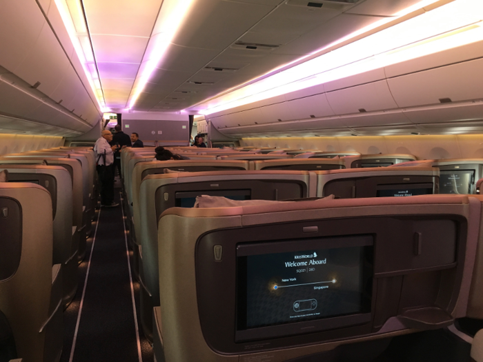 On board, I make my way through the business class cabin to my seat. Our plane had only 161 seats with 67 in business and...