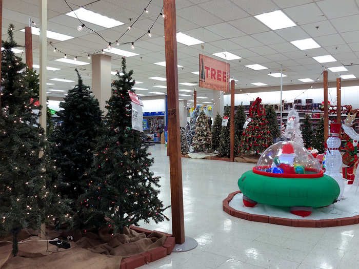 Even the holiday and toy departments felt empty. I only passed one employee the entire time I was in the store. The store felt abandoned.