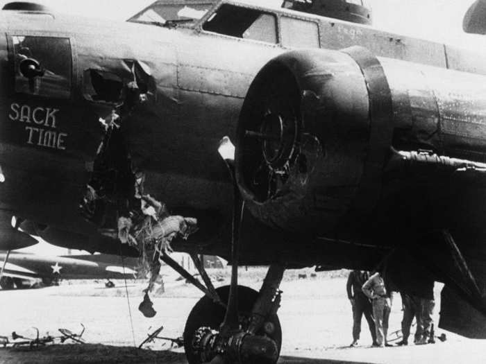 Only 248 bombers remained for the final bomb run, and aircrews faced intense but sporadic attacks during the flight home, as weather continued to interfere with Allied fighter support. US gunners claimed to have shot down 186 enemy aircraft, though German documents later indicated only 40 were lost.