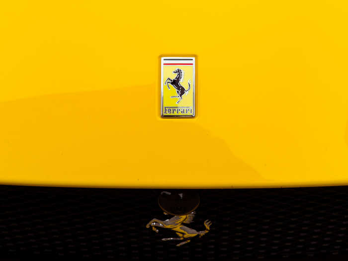 On balance, the Ferrari badging is quite modest.