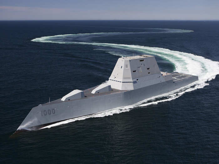 But the Zumwalt only has 80 VLS cells, each of which have a diameter of about 2.3 feet.