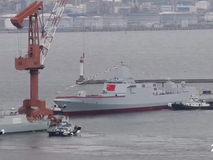 In regards to propulsion, Type 055s have four QC-280 gas turbines, each providing about 23-28 megawatts of energy. This large amount of energy may one day power railguns or other future weapons systems.
