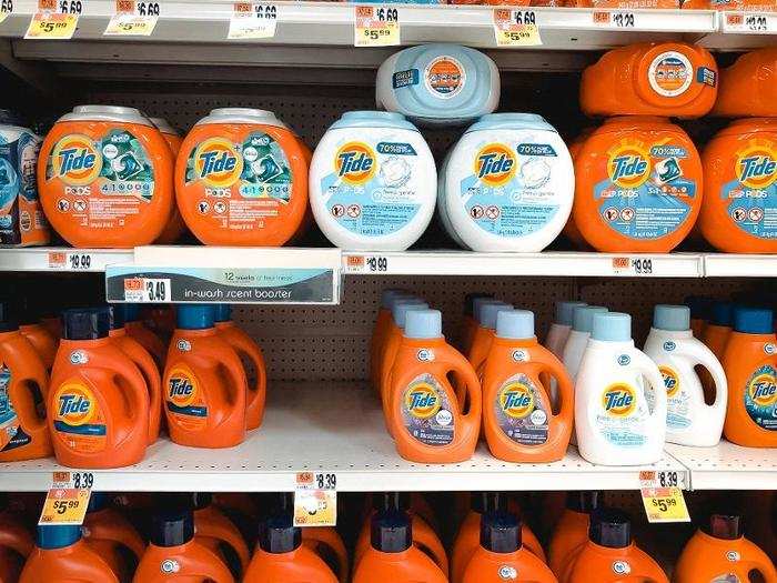 Home-cleaning supplies like laundry detergent and paper towels were all more expensive at Stop & Shop. Tide Pods cost about $7 more at Stop & Shop than at ShopRite.