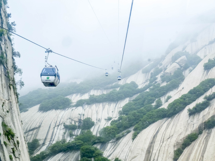 15. When visiting Mount Hua, one of China