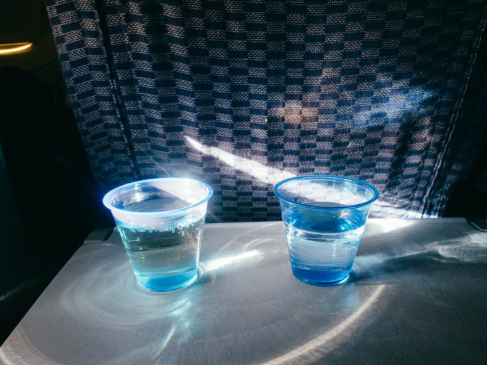 13. On long-haul flights, you are often offered free wine, beer, and alcohol, depending on the airline. I have made the mistake of drinking twice on 12-plus hour flights. Both times, I ended up with debilitating headaches halfway through. Skip the alcohol.