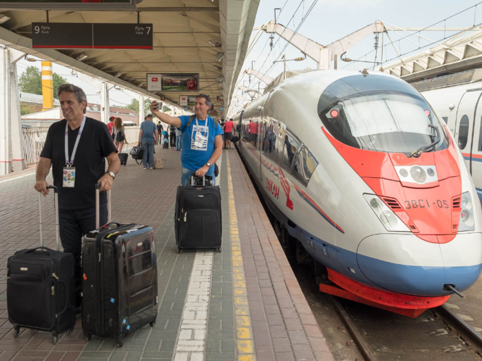 12. When taking the Sapsan bullet train in Russia, I accidentally booked my train ticket on a third-party website called RussianTrains.com, which charged me double the fare for "helping" me book. Next time, I