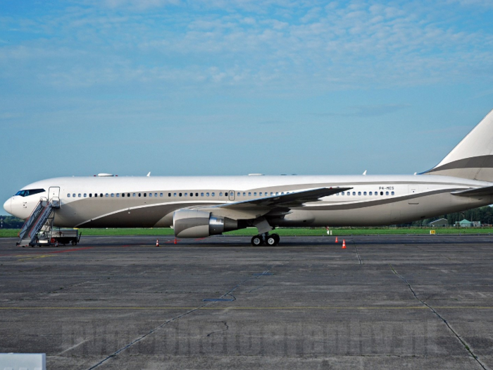 Abramovich has a number of airplanes in his personal fleet, including a Boeing 767-33AER.