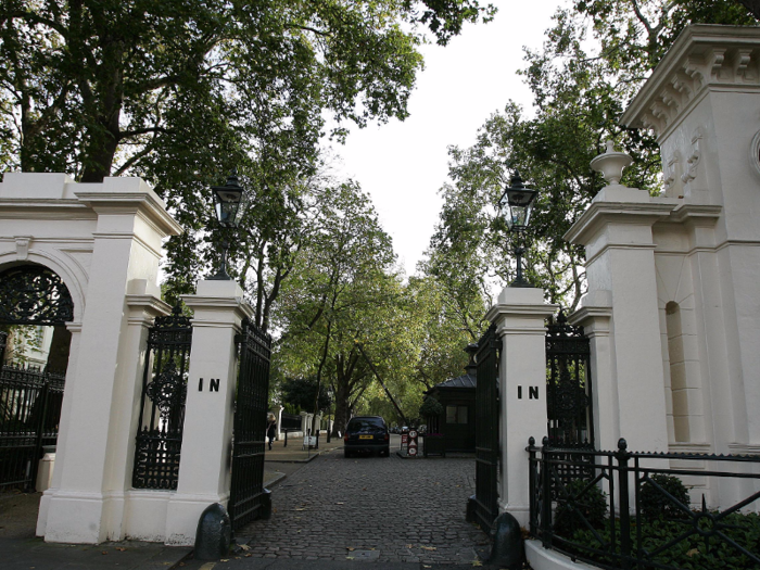 Abramovich has homes all over the world, including a $118.4 million home in Kensington Palace Gardens in London, an area nicknamed 