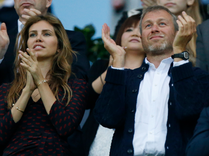 In 2017, Abramovich announced his separation from his wife of 10 years, Dasha Zhukova, with whom he shares two children.