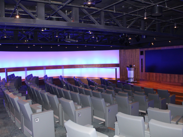 The office is also home to an auditorium, where Winton hosts events for both staff and clients on a frequent basis.