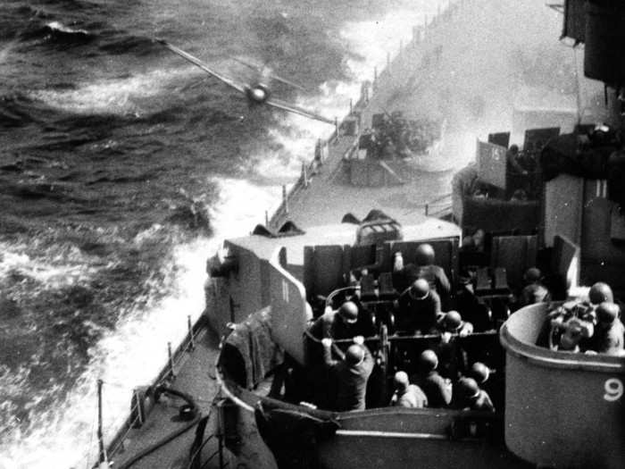 In April 1945, the Missouri took one of its only known hits when a Japanese Kamikaze pilot evaded the Mighty Mo