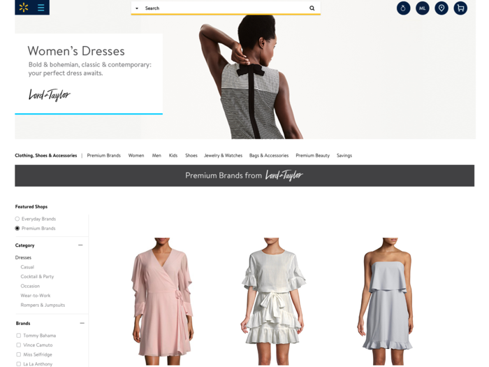 Lord & Taylor is growing its e-commerce business, opening a new dedicated website on Walmart