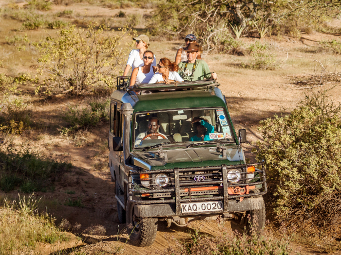 Safari experiences are a major tourist attraction in Johannesburg, but several safari vehicles can be over crowded and with limited window seats — some tourists get stuck cruising in the middle.