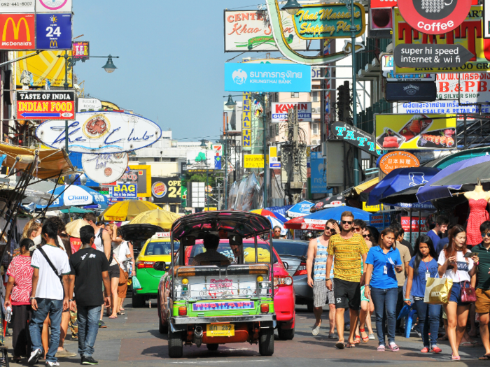 Bangkok, Thailand, holds more than 10 million residents in 606 square miles. The city is home to 13% of the country